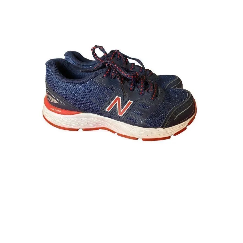 New balance unisex kids 680vs running shoe velocity red/ 11.5